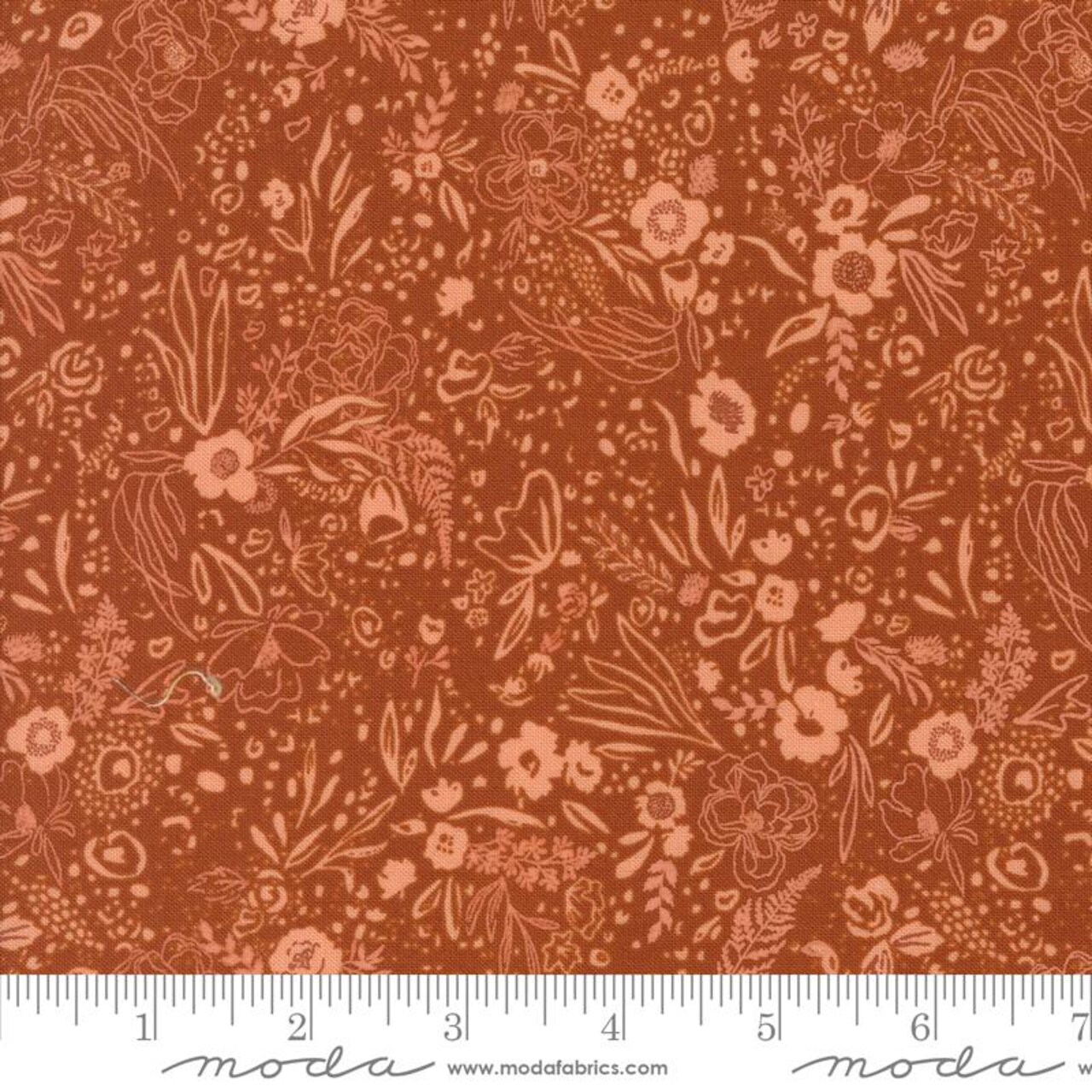 Fabric Moda Rust Field of Fancy Foraged Found by the Quarter Yard 45636-18